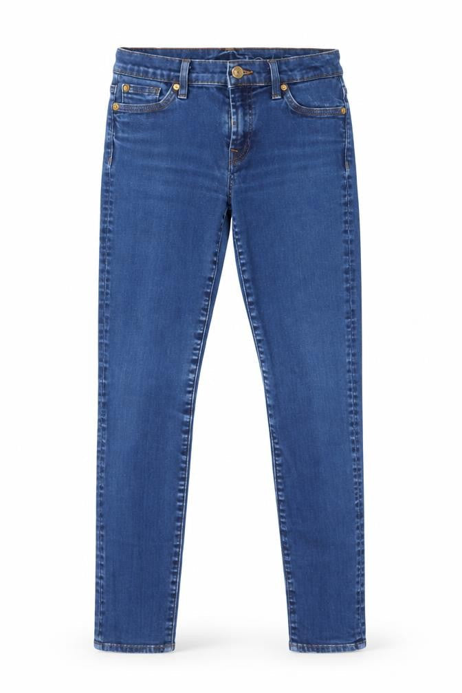 Mens UK Size 28 in Preworn Regular Fit Jegging Blue Jeans