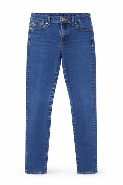 Mens UK Size 28 in Preworn Regular Fit Jegging Blue Jeans