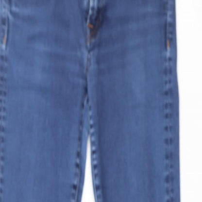 Mens UK Size 28 in Preworn Regular Fit Jegging Blue Jeans
