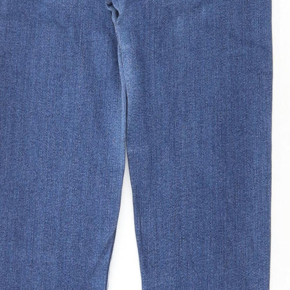Mens UK Size 28 in Preworn Regular Fit Jegging Blue Jeans