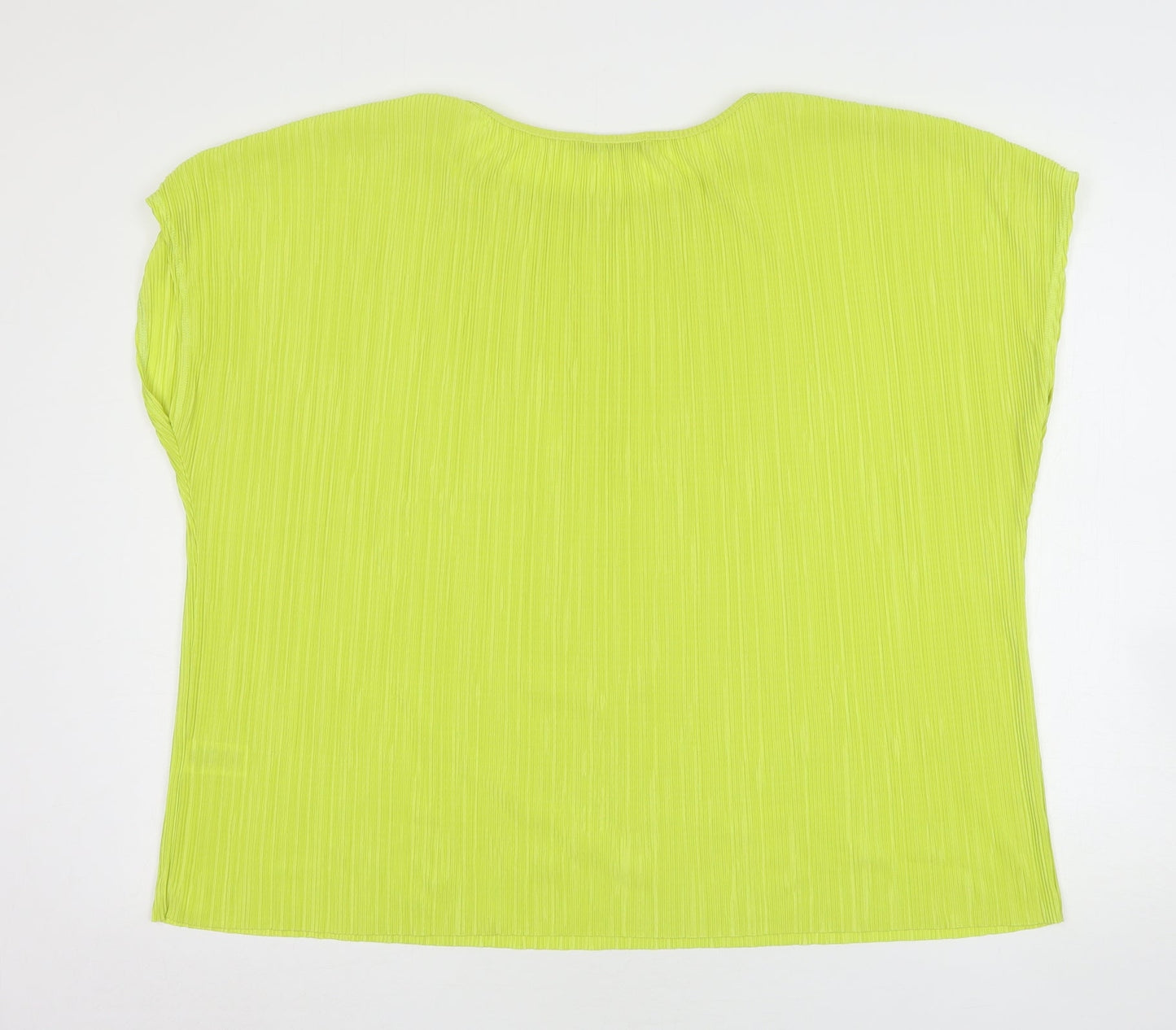 Womens UK Size 16 Bonmarché Green Basic Blouse