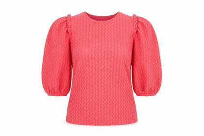 Womens UK Size XS Savida Pink Basic Blouse