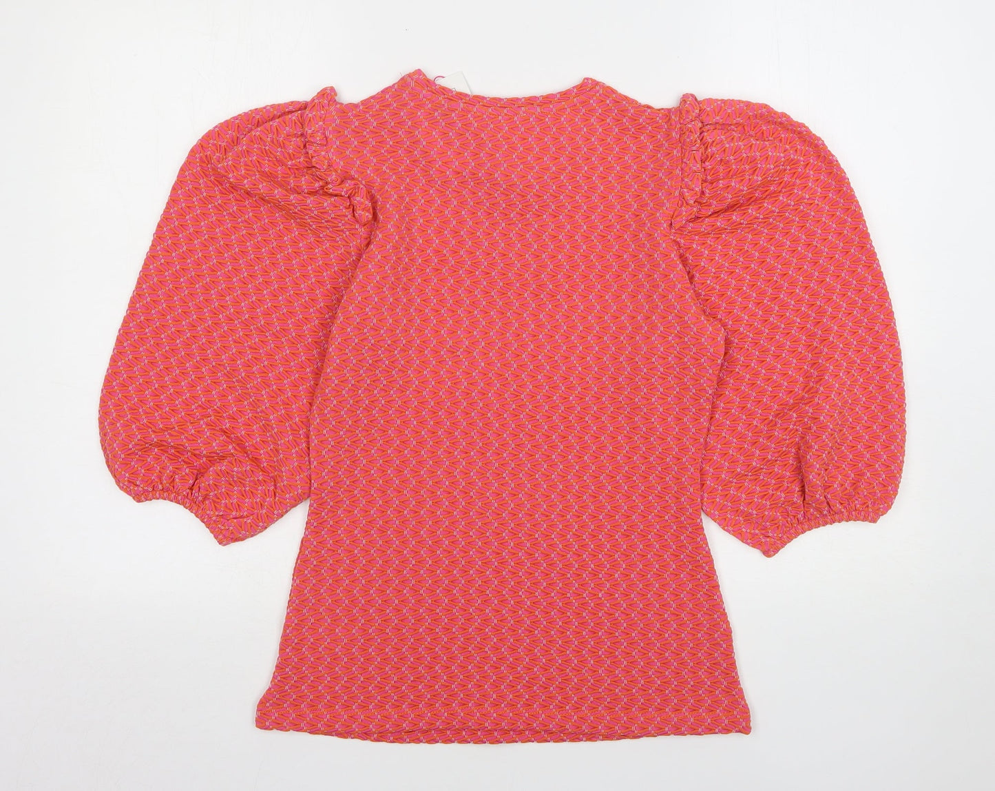 Womens UK Size XS Savida Pink Basic Blouse