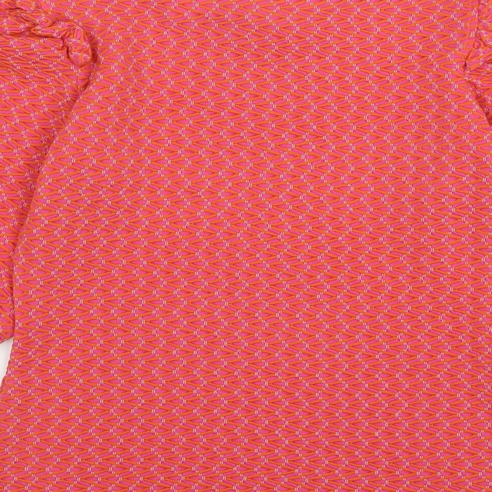 Womens UK Size XS Savida Pink Basic Blouse
