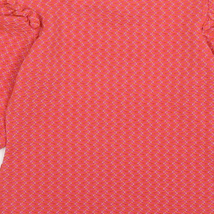 Womens UK Size XS Savida Pink Basic Blouse
