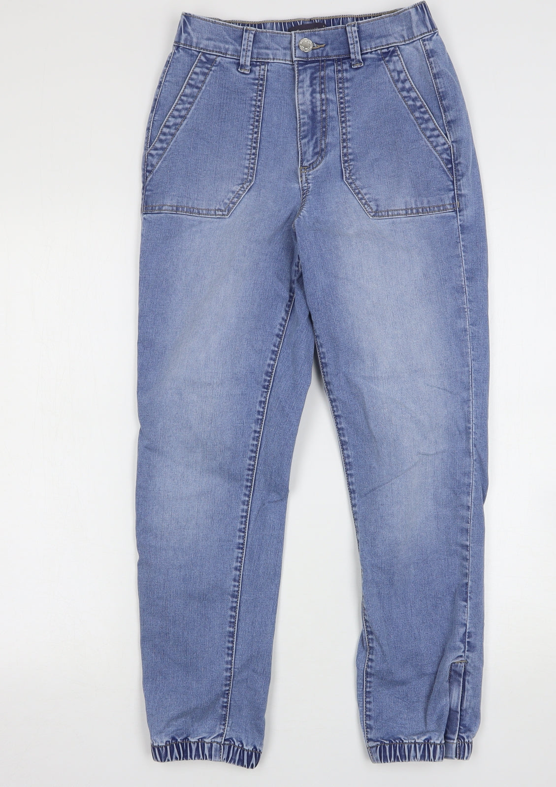Womens UK Size 6 Marks and Spencer Regular Fit Straight Blue Jeans