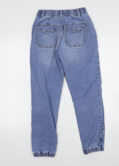 Womens UK Size 6 Marks and Spencer Regular Fit Straight Blue Jeans