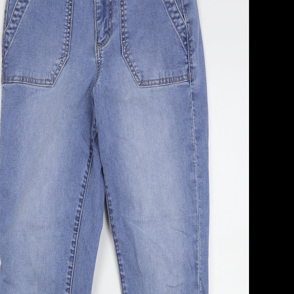 Womens UK Size 6 Marks and Spencer Regular Fit Straight Blue Jeans