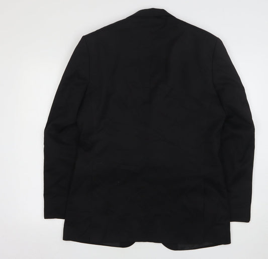 Mens UK Size 38 Tom English Regular Black Suit Jacket