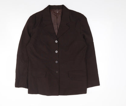 Womens UK Size 14 Preworn Brown Jacket