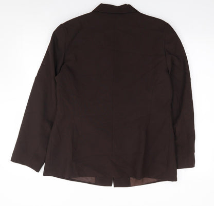 Womens UK Size 14 Preworn Brown Jacket
