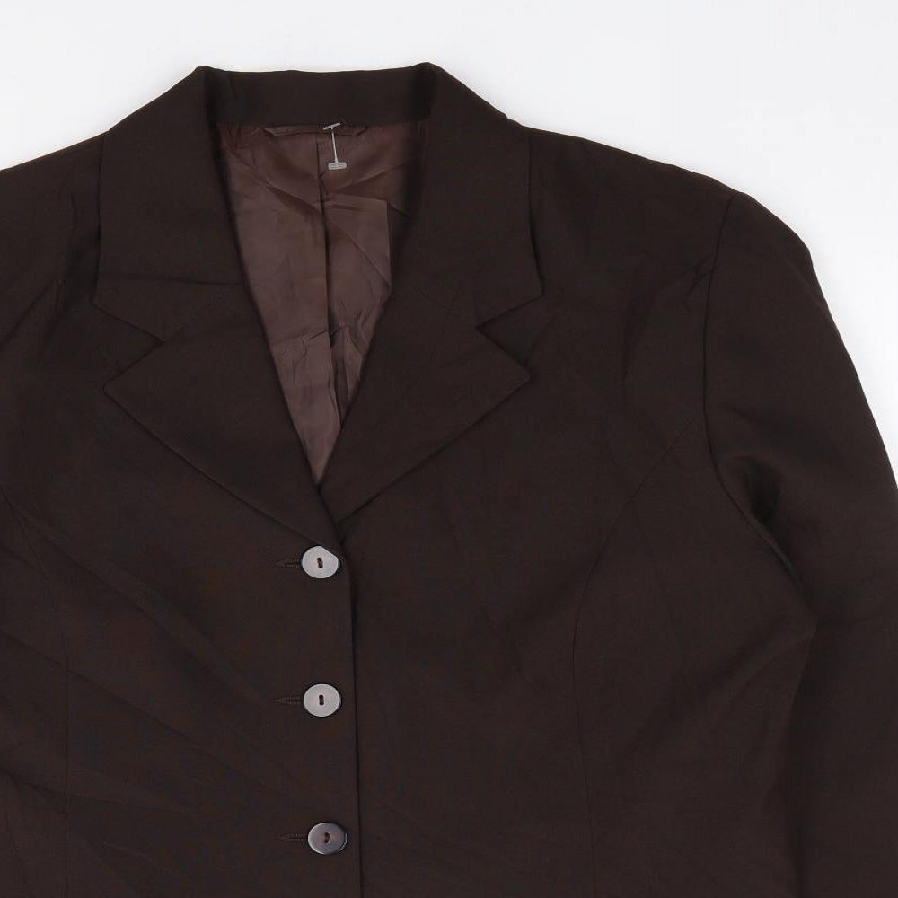 Womens UK Size 14 Preworn Brown Jacket