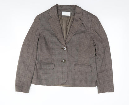 Womens UK Size 14 AMARANTO Brown Jacket