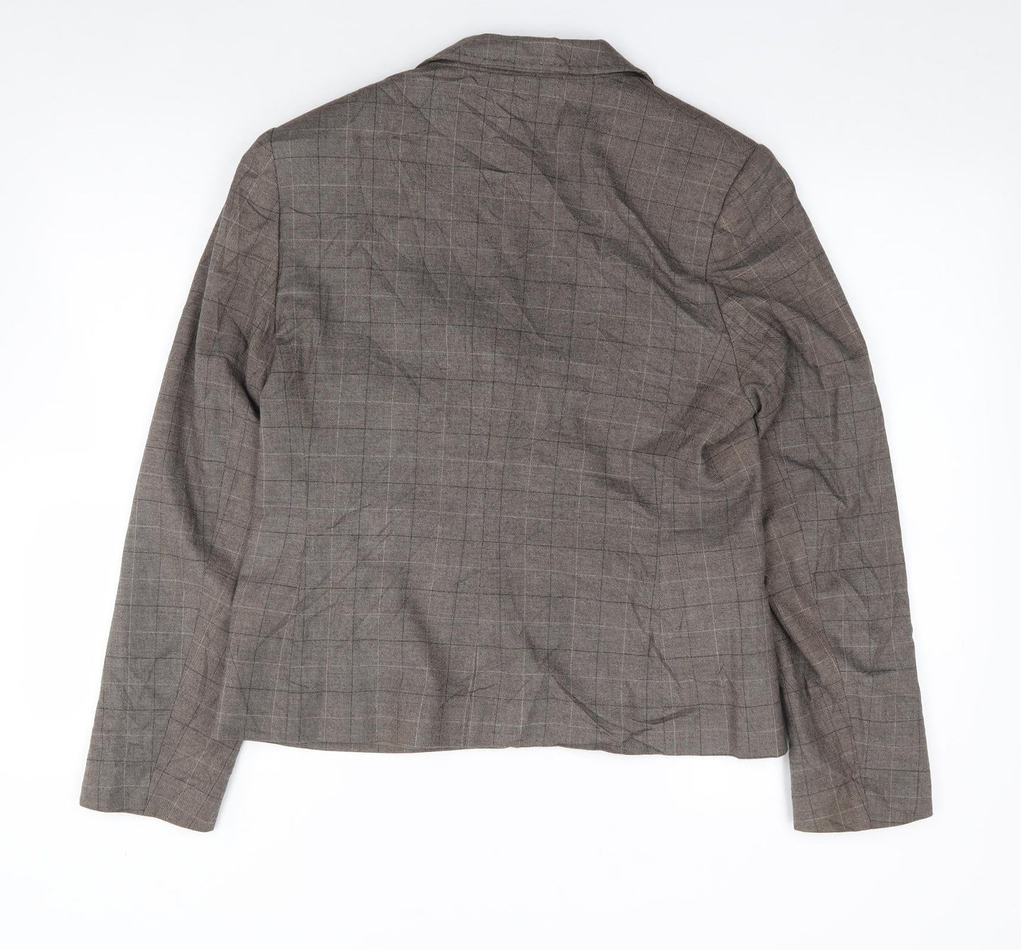 Womens UK Size 14 AMARANTO Brown Jacket