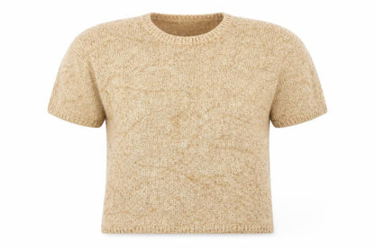 Womens UK Size 12 Marks and Spencer Gold Jersey T-Shirt
