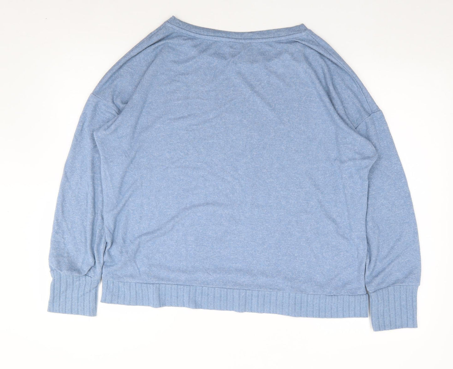 Womens UK Size 16 Marks and Spencer Blue Pullover Jumper