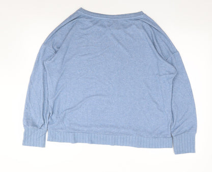 Womens UK Size 16 Marks and Spencer Blue Pullover Jumper