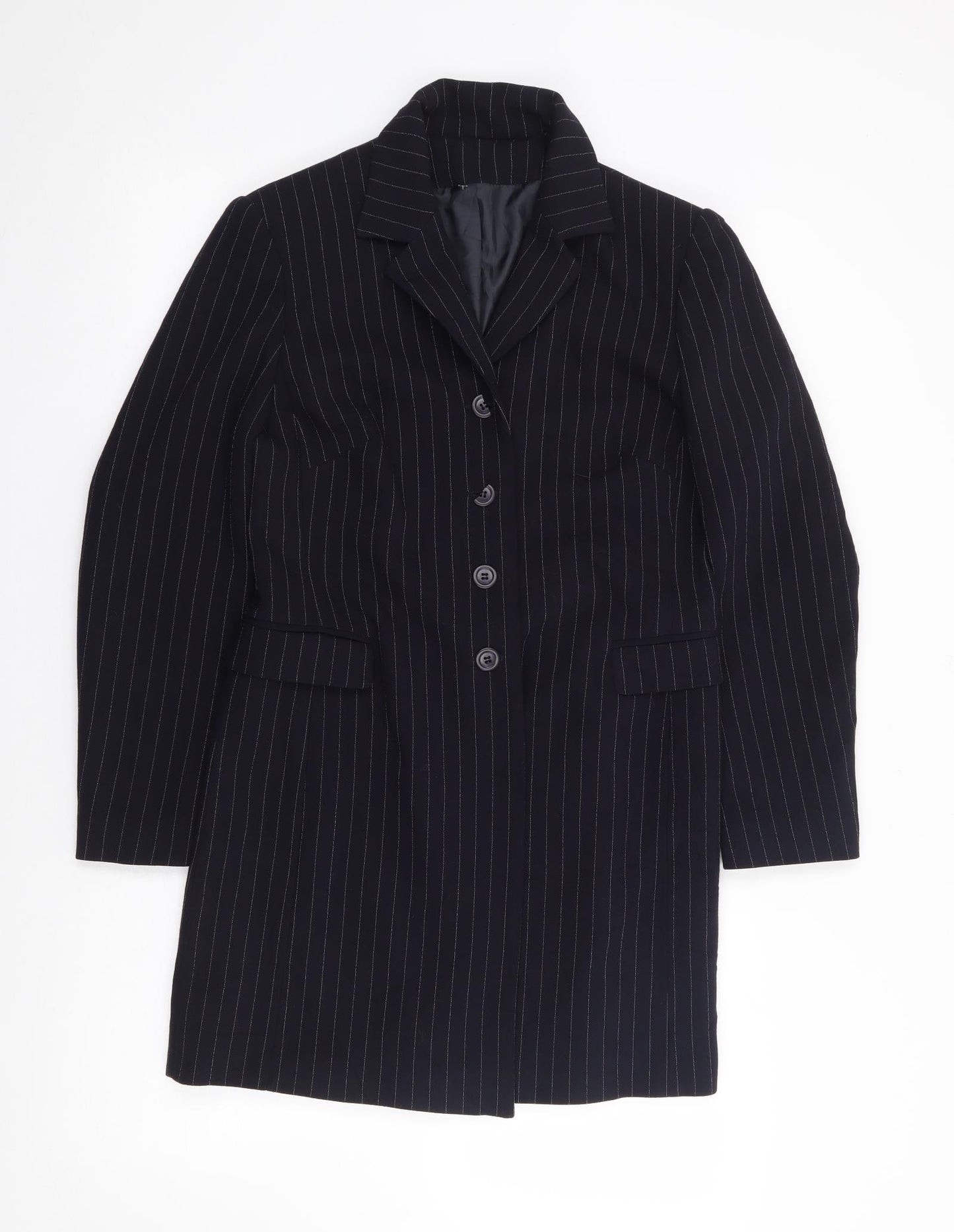 Womens UK Size 10 Anne Brooks Petites Blue Suit Jacket