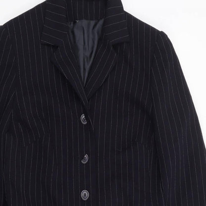 Womens UK Size 10 Anne Brooks Petites Blue Suit Jacket