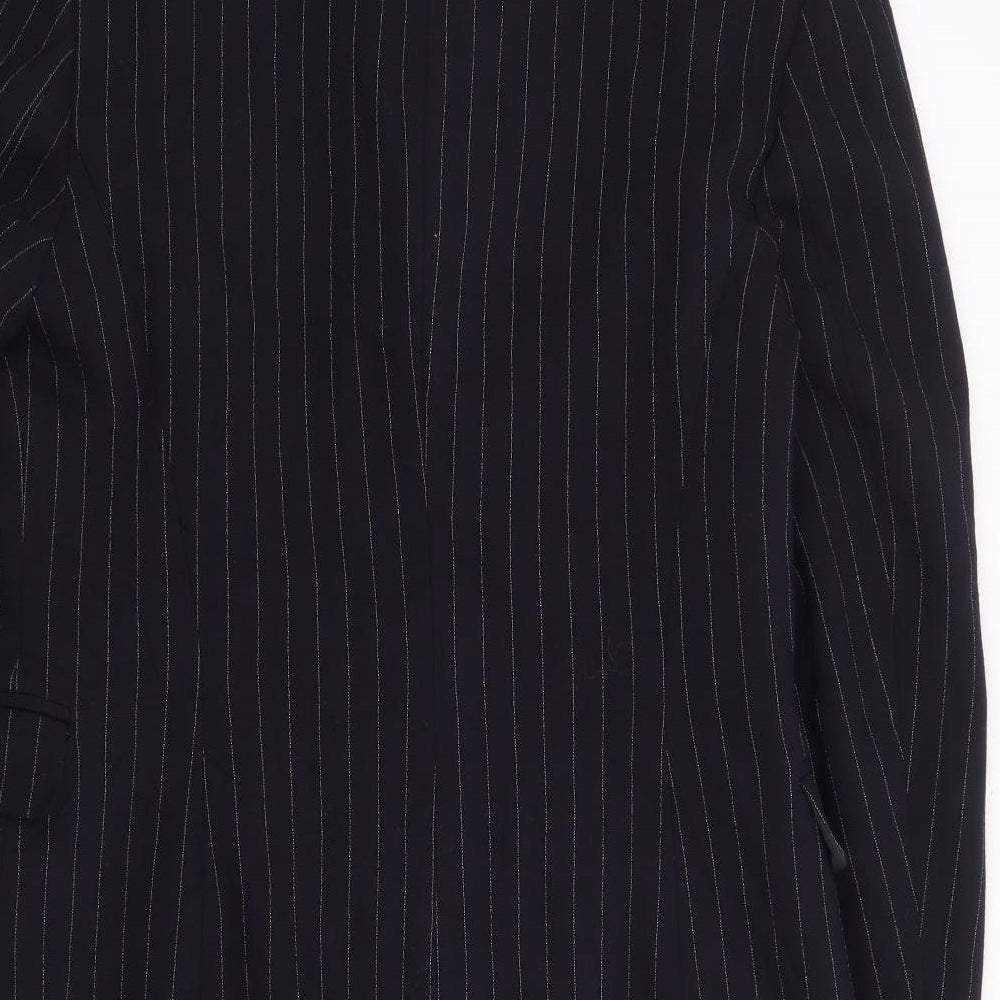 Womens UK Size 10 Anne Brooks Petites Blue Suit Jacket