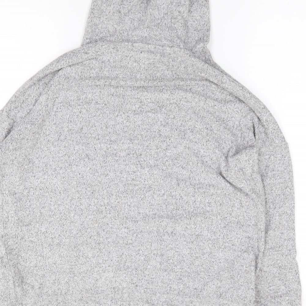 F&F Womens Grey  Viscose Pullover Hoodie Size 10  Pullover - Lounge