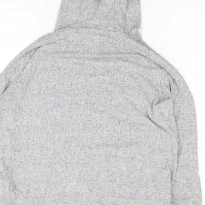 F&F Womens Grey  Viscose Pullover Hoodie Size 10  Pullover - Lounge