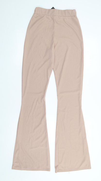 Womens UK Size 8 Stylewise Regular Fit  Pink Trousers