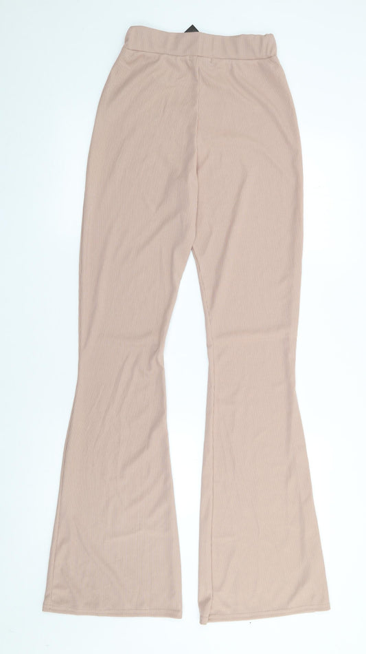 Womens UK Size 8 Stylewise Regular Fit  Pink Trousers