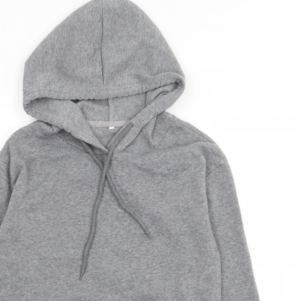 Preworn Womens Grey  Polyester Pullover Hoodie Size XS  Pullover