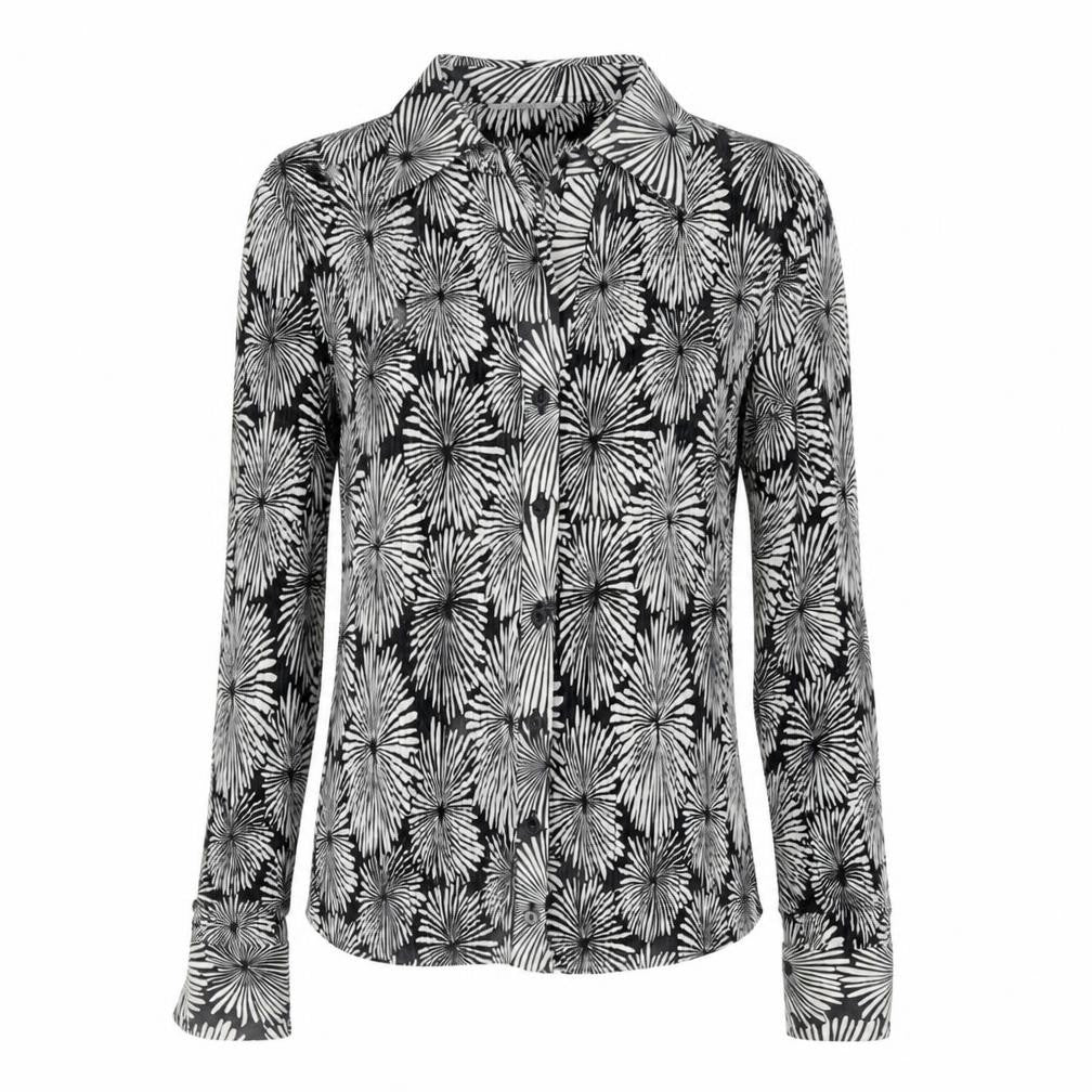 Womens UK Size 8 Marks and Spencer Multicoloured Jersey Button-Up
