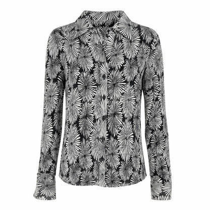 Womens UK Size 8 Marks and Spencer Multicoloured Jersey Button-Up