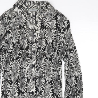 Womens UK Size 8 Marks and Spencer Multicoloured Jersey Button-Up