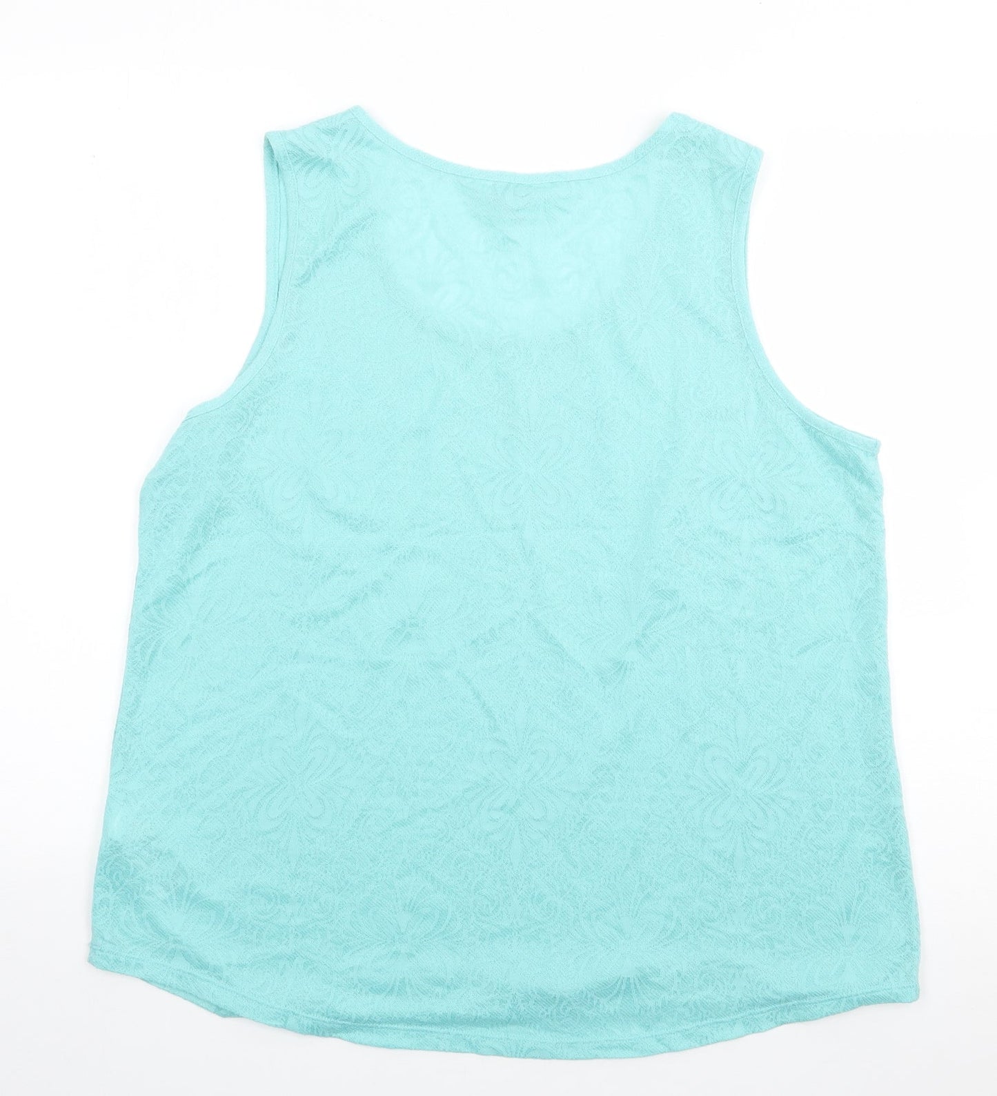 Womens UK Size 16 Label Be Green Camisole Tank