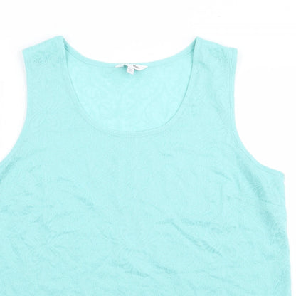 Womens UK Size 16 Label Be Green Camisole Tank