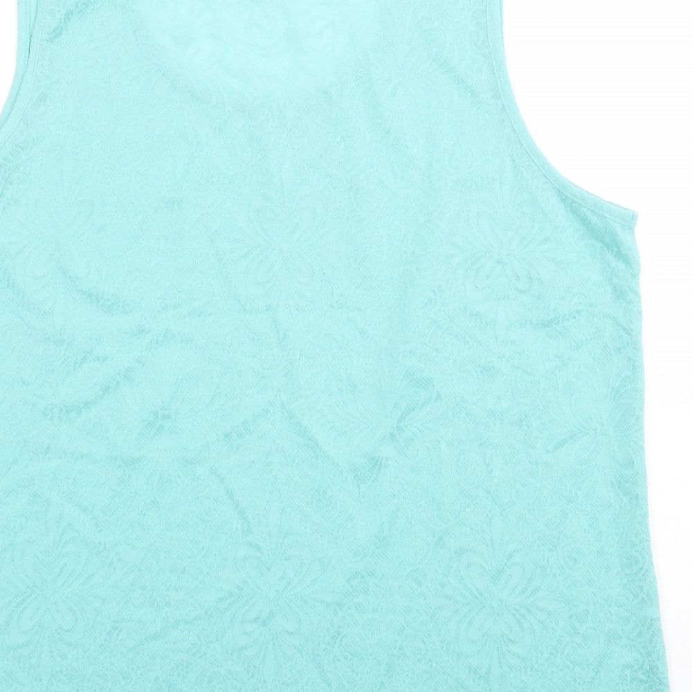 Womens UK Size 16 Label Be Green Camisole Tank