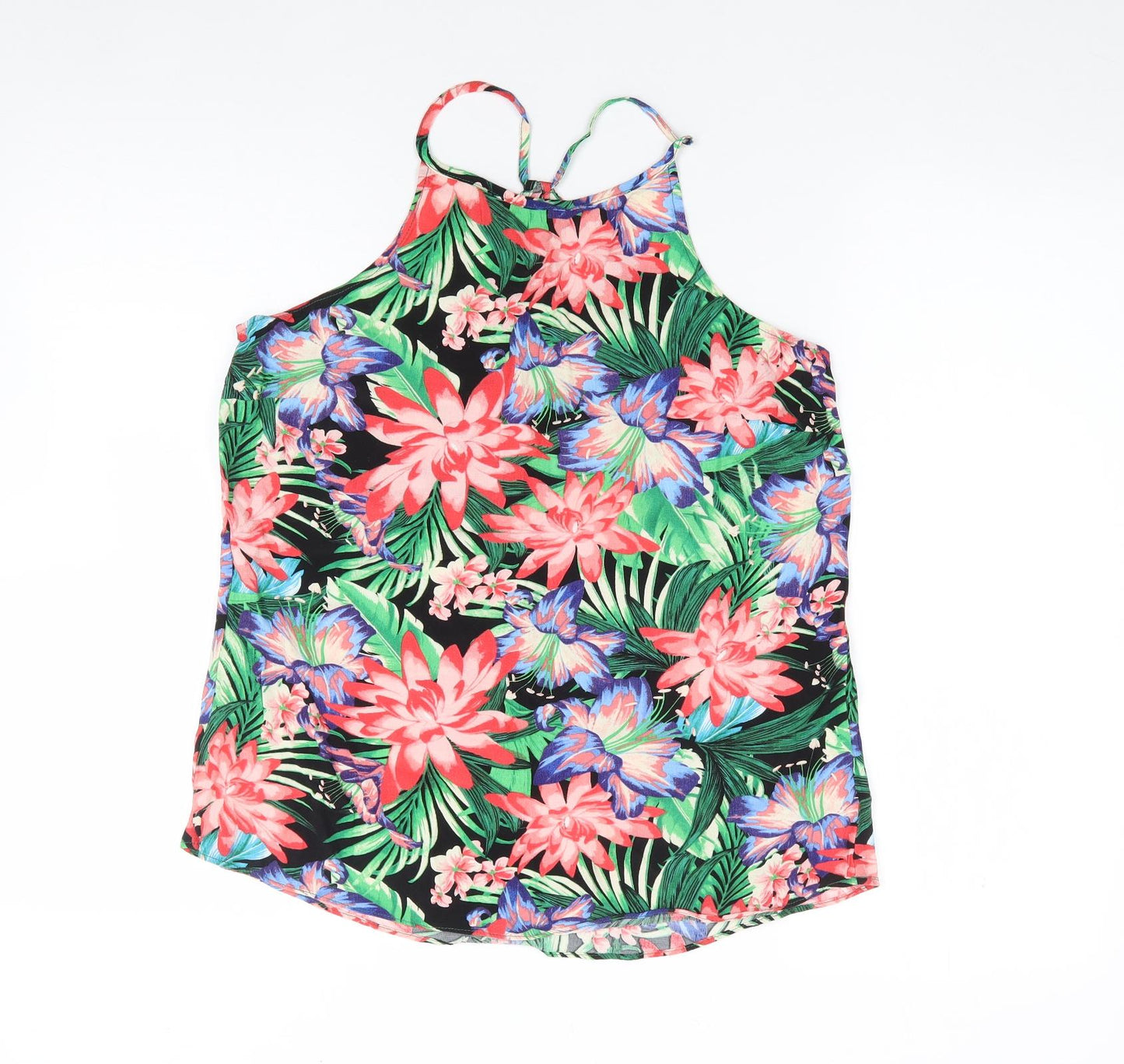 Womens UK Size 10 New Look Multicoloured Camisole Tank