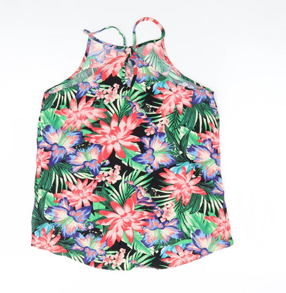Womens UK Size 10 New Look Multicoloured Camisole Tank