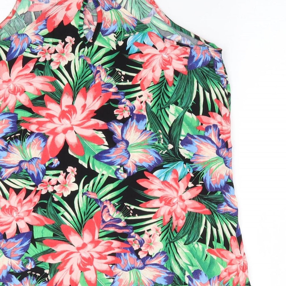 Womens UK Size 10 New Look Multicoloured Camisole Tank