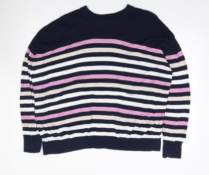 Womens UK Size XL Marks and Spencer Multicoloured Pullover Jumper