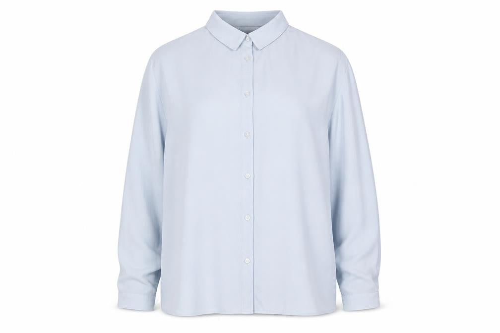 Womens UK Size 14 Dorothy Perkins Blue Jersey Button-Up