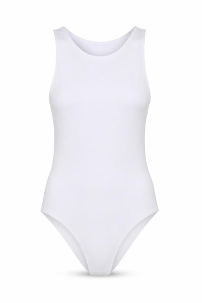 Quiz Womens Ivory  Polyester Bodysuit One-Piece Size 6  Snap