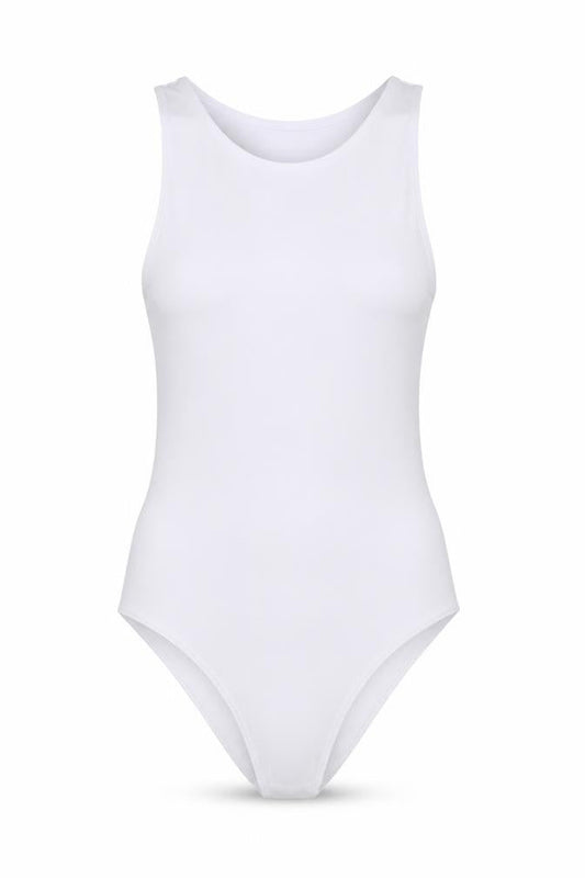 Quiz Womens Ivory  Polyester Bodysuit One-Piece Size 6  Snap