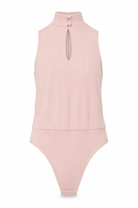 Womens UK Size 4 Miss Selfridge One-Piece Pink Bodysuit