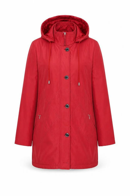 Eleganze  Womens Red   Jacket Coat Size 10