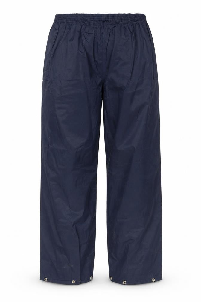 Mens UK Size L Stormbreak Regular Fit Rain Trousers Blue Trousers