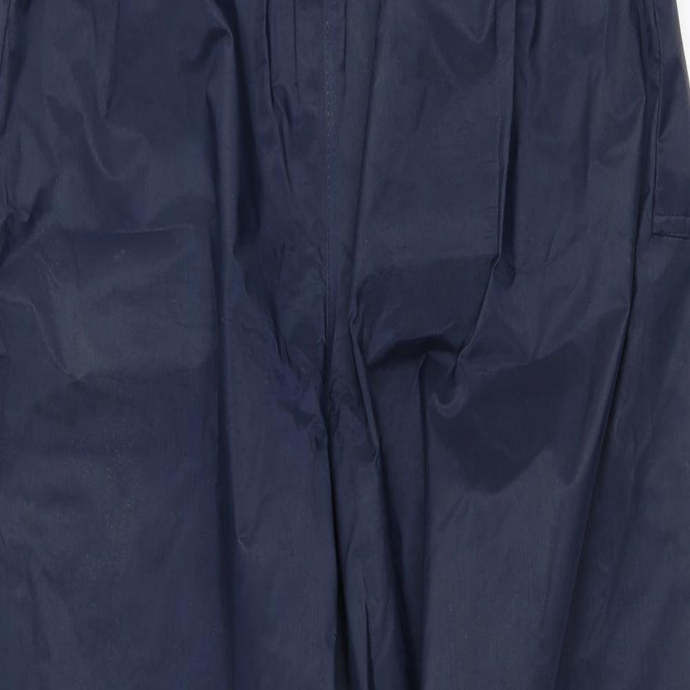 Stormbreak Mens Blue  Polyester Rain Trousers Trousers Size L L28 in Regular