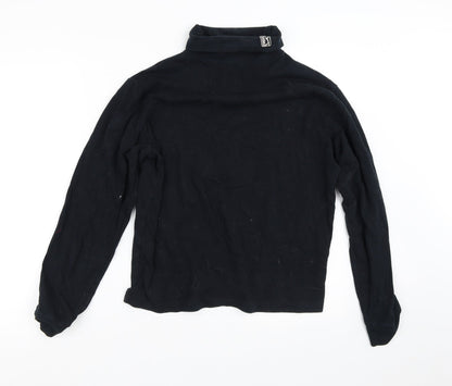 PGA TOUR Womens Black  100% Cotton Pullover Sweatshirt Size S
