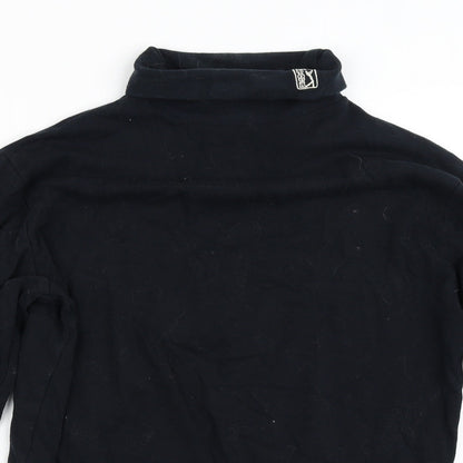 PGA TOUR Womens Black  100% Cotton Pullover Sweatshirt Size S