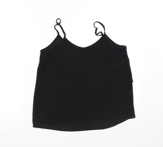 Womens UK Size 10 Atmosphere Black Tunic Blouse