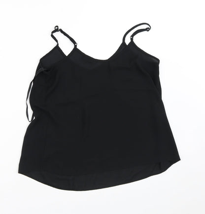 Womens UK Size 10 Atmosphere Black Tunic Blouse